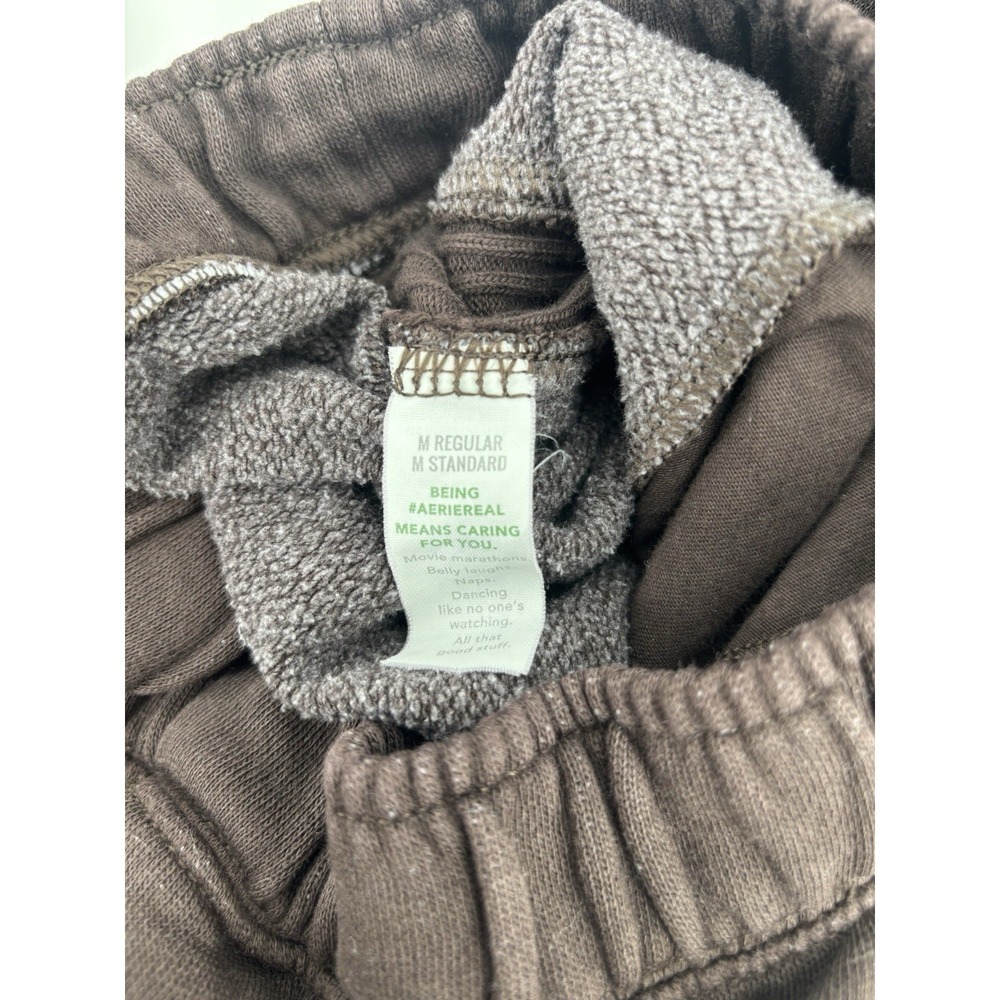 NWOT Aerie Oh Snap! Barrel Sweatpants Sz M Lounge Cozy Comfy MSRP $55 - Picture 8 of 12